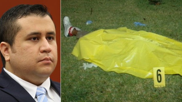 George Zimmerman/ Trayvon Martin Covered with Yellow Blanket