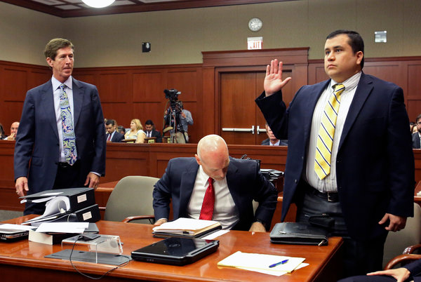Attorney Mark O'Mara and George Zimmerman