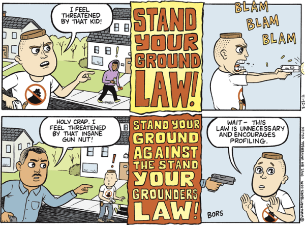 Stand Your Ground cartoon