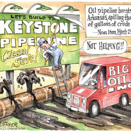 Referral to Exxon pipe line oil spill in Arkansas in 2013 and the consequences