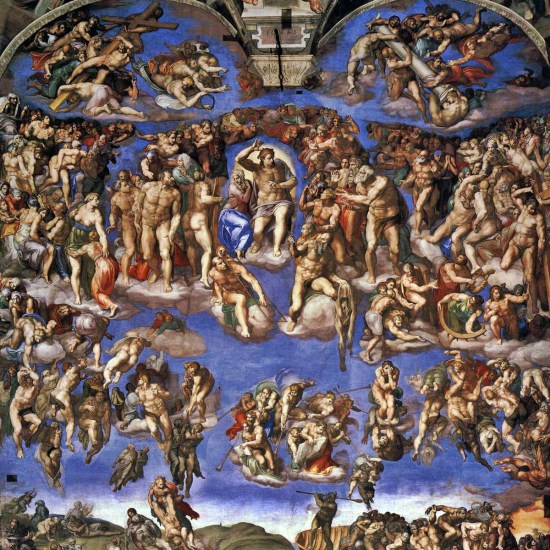 The Last Judgement, is a fresco by the Italian Renaissance artist Michelangelo painted on the altar wall of the Sistine Chapel. 