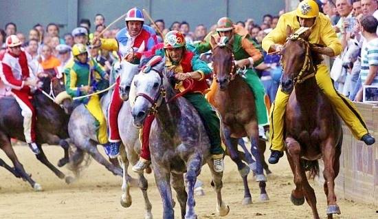 Drago is winner 2014 Palio Horse Race in Sienna