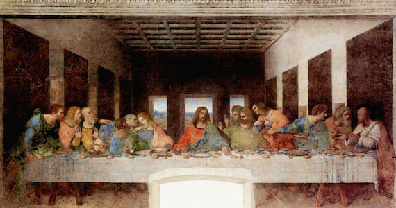 Photo of Da Vinci's Last Supper found on the internet