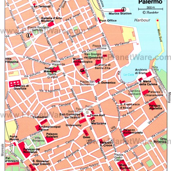 CITY MAP OF PALERMO