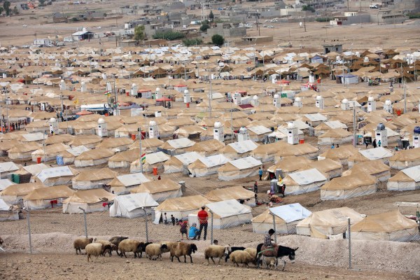 SYRIAN REFUGEE CAMP (AP Photo/ Khalid Mohammed)