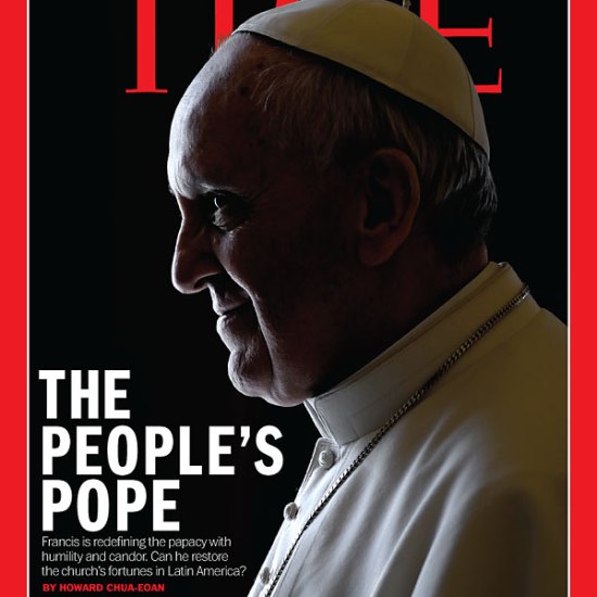 JULY 2013 PHOTO OF POPE FRANCIS