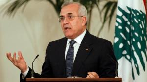 Lebanese President Michel Sleiman who stepped down in 2014