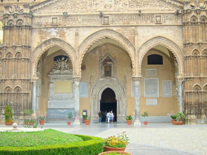 THE PORTICO OF THE PALERMO CATHEDRAL