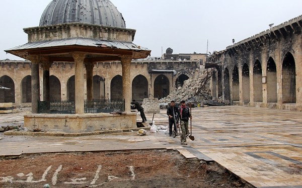 Aleppo mosque in Syria