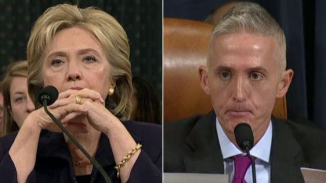 HILLARY CLINTON AND TREY GOWDY