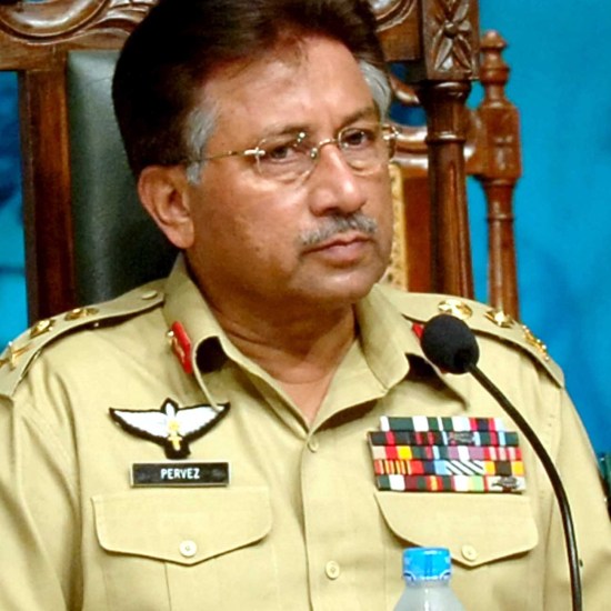 In this photo released by the Press Information Department, Pakistan President Gen. Perverz Musharraf in Lahore, Pakistan. 