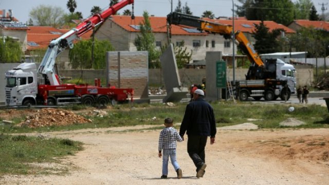 Occupied West Bank area