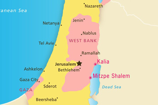 West Bank Map