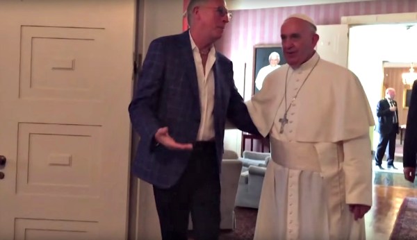 POPE FRANCIS AND KIM DAVIS