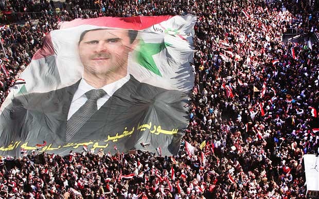 Picture of the Syrian President Bashar al-Assad