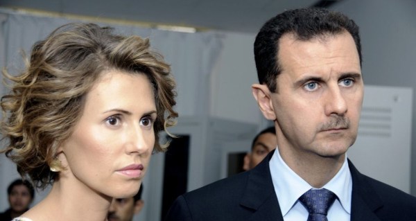 Syrian President Bashar Assad and his wife, Asma Assad