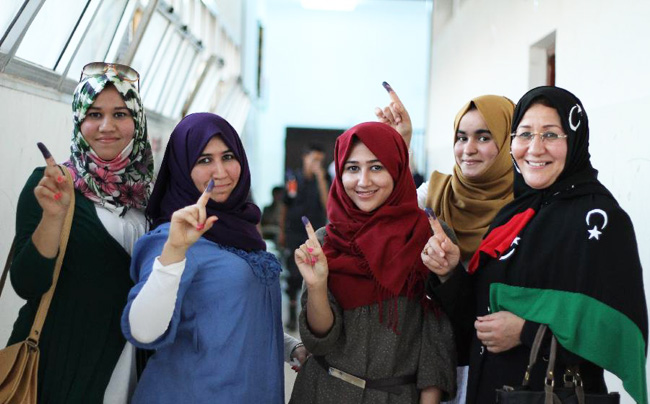 libya-women-voteLibyan women staked 17% representation in new Transitional Authority
