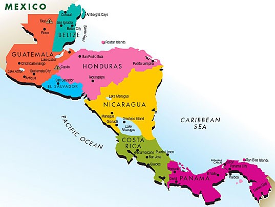 Central-America-Map