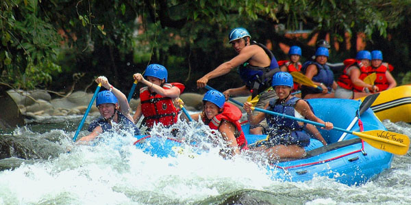White water rafting on the Sarapiqui River