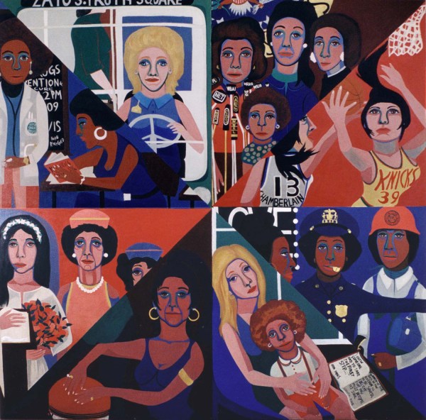 AMERICAN PEOPLES BY Faith Ringgold.