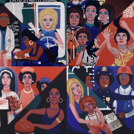 AMERICAN PEOPLES BY Faith Ringgold.