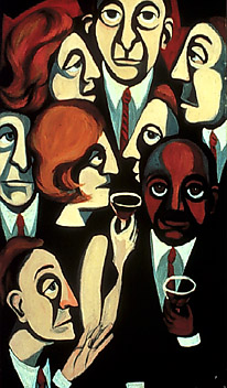 AMERICAN PEOPLES BY Faith Ringgold.