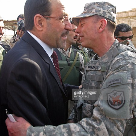 US Gen. Petraeus and PM Maliki