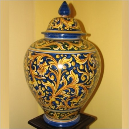 Vase made in Caltagirone-