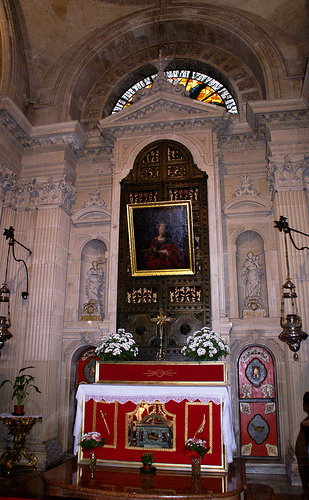 Relics of St. Lucy (Lucia) inside Duomo