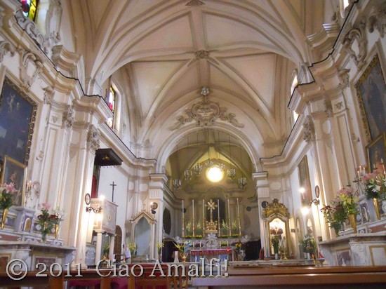 amalfi church Ciao-Amalfi-Coast-Blog-Festival-of-SantAntonio-Church-Nave