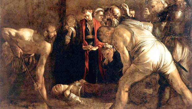 Caravaggio's Burial of St. Lucy