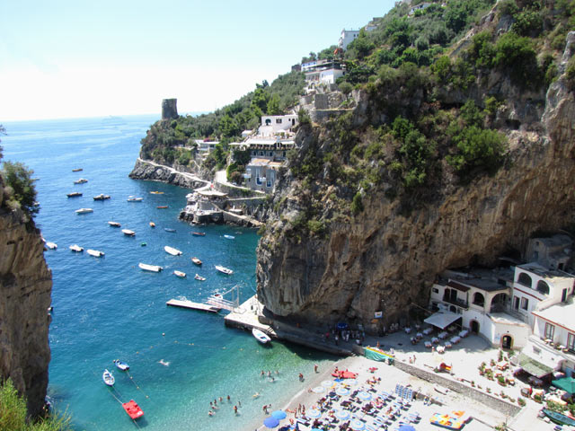 Maria di Praia Beach is at bottom of Hotel Onda's steps.