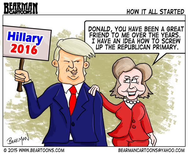 elections great cartoon trump helps hillary