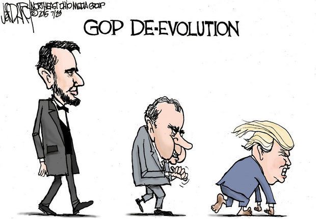 ELECTIONS OUTSTANDING CARTOON DEVOLUTION repub6