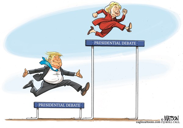 cartoon-hrc-v-dt-firstdebate-matson