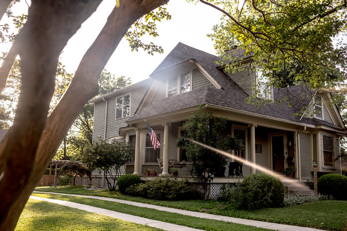 House on Midland ST. Little Rock:When They Were There: 1980-82 What They Paid For It: $112,000 What Was Going On in Their Lives: Mrs. Clinton partly used the proceeds from her investments and her savings to put a $60,000 down payment on the home, in the city’s Hillcrest district, purchased in the dark days after Mr. Clinton lost his re-election bid for governor. She built wooden bookshelves in a sunny office (which locals joke was the first Clinton Library) and converted the attic into a room for Chelsea, who celebrated her first birthday and learned to walk there.
