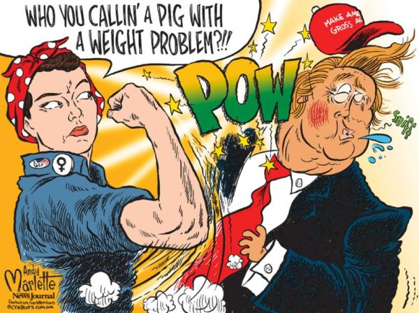clinton-dt-being-punched-by-lady-great-image