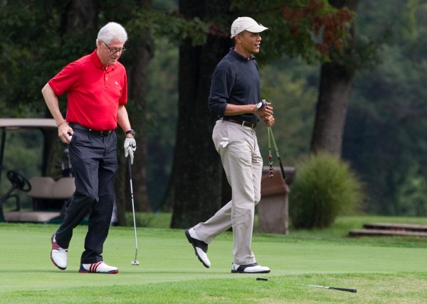 clinton-two_liars_and_cheaters-obama-and-clinton-golfing