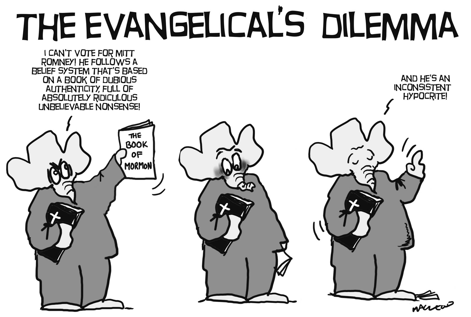 Image result for cartoons on evangelicals