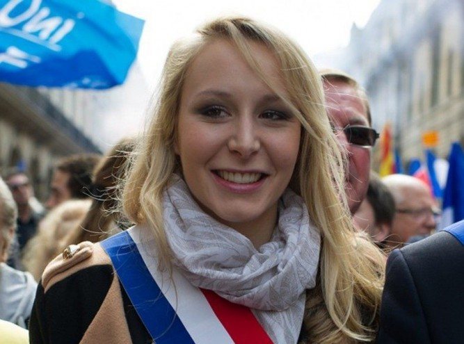 Image result for photos of Ms. Maréchal-Le Pen