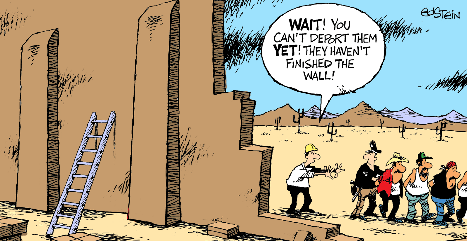 Image result for CARTOONS ABOUT TRUMP Peña Nieto THE WALL