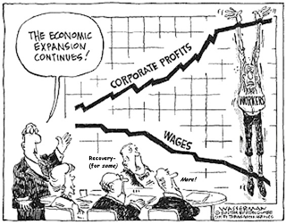 Image result for cartoons on wage stagnation