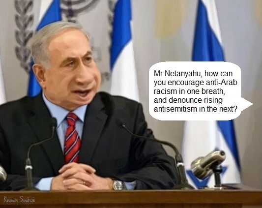Cartoons by Known Source: Netanyahu denounces 'resurgent' anti-Semitism